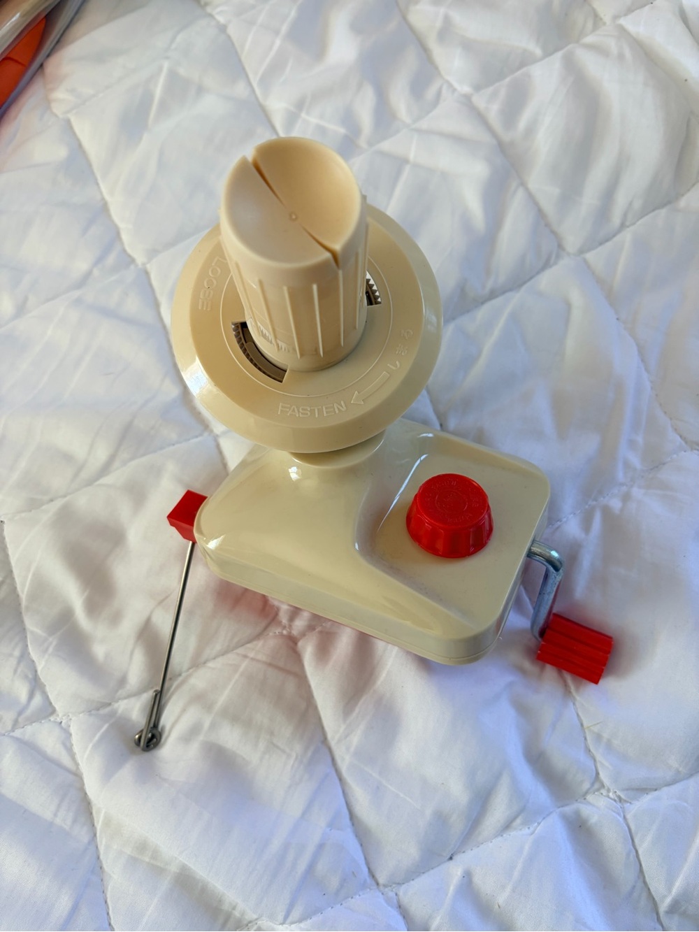Vintage Hand Crank Yarn Ball Winder Table Clamp Knitting Crochet Tool